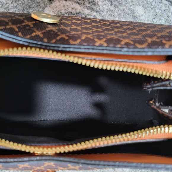 🏖️ NEW Coffee & Cognac Bucket Bag with Crossbody Strap - Picture 16 of 16